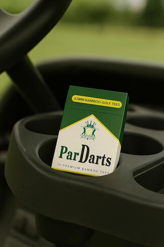 Par Darts Premium Bamboo Golf Tees ، حزمة من 10 | 83 ملم (3.25 ") عبوة على غرار السجائر-متينة وصديقة للبيئة | هدية لا تنسى لاعبي الغولف والتعبئة الشهيرة in Saudi Arabia