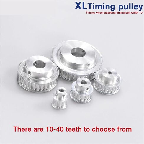 XL 15T Pulley 11mm Width Toothed Belt Gear Pulley 5/6/6.35/8/10/12mm Bore 5.08mm Teeth Pitch 15Teeth Transmisson Pulley(6mm,1PC_10MM) in Saudi Arabia