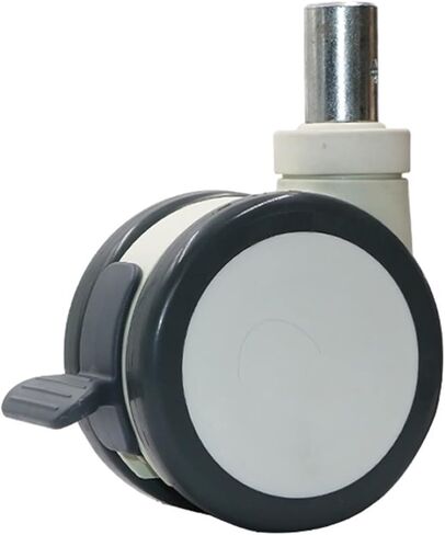 5 Inch Casters Wheels with Screw and Plunger Silent Casters Equipment 1Pcs(Screw no Brake) in Saudi Arabia