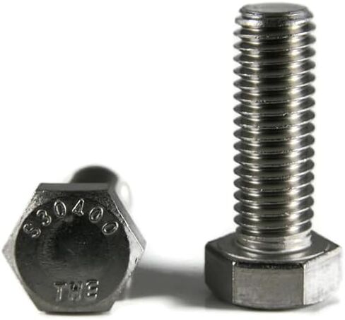 5/8 بوصة × 2-1/2 بوصة غطاء سداسي سداسي 18-8 الفولاذ المقاوم للصدأ (الكمية: 25 PCS) 5/8-11 × 2 1/2 مؤشر ترابط/خيط الخشن/الخيوط بالكامل in Kuwait