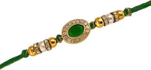 Handmade Rakhi for Brother – Traditional Indian Rakhi for Brother with Elegant Design – Unique Gift for Rakshabandhan Festival – Celebrate Bond of Love with Best Rakhi in Saudi Arabia