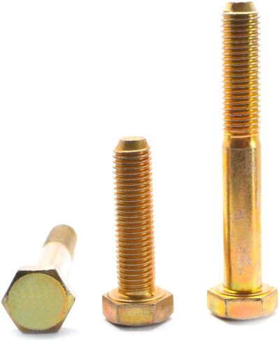 7/16 "-20 × 3 1/2" براغي سداسية ، الصف الثامن ، وإنهاء الخبز المصنوع من الزنك الأصفر ، والخيوط الراقية ، الخيوط جزئيًا ، مصنوعة في الولايات المتحدة الأمريكية ، 5 حزمة in Saudi Arabia