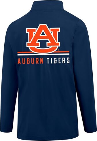 Ultra Game Men's NCAA Official Super Soft Quarter Zip Long Sleeve T-Shirt in Saudi Arabia