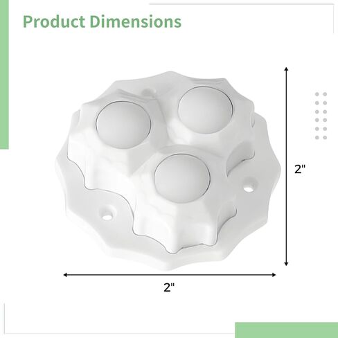Heavy Duty 330 Capacity Appliance Casters, 8 Pack Self-Adhesive Ball Wheels, No Drill Installation For Easy Furniture Mobility in Saudi Arabia
