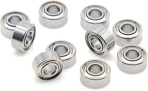 10Pcs S683ZZ 3x7x3 Mm Stainless Steel Ball Bearings AISI440C in Saudi Arabia