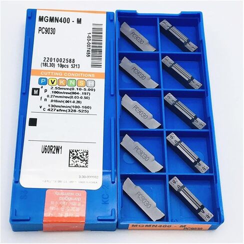 Carbide Tool 10pcs Grooving Tool MGMN400 M NC3020 NC3030 PC9030 Grooving Tool CNC Grooving Carbide Metal Turning Tool Turning Insert MGMN400 in Saudi Arabia