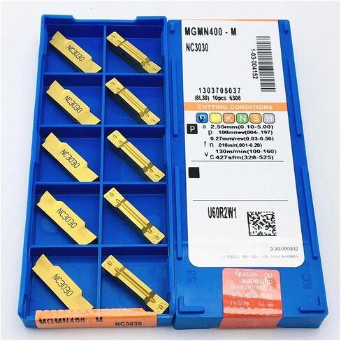 Carbide Tool 10pcs Grooving Tool MGMN400 M NC3020 NC3030 PC9030 Grooving Tool CNC Grooving Carbide Metal Turning Tool Turning Insert MGMN400 in Saudi Arabia