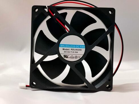 RDL9025S 12V 90 مم DC-FAN بدون فرش-0.16A 9025 2-WAR in Kuwait
