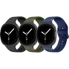 Galaxy Watch 8 Band 40mm 44mm,for Samsung Galaxy Watch 8/8 Classic 46mm Women Men,No Gap Silicone Sport Strap Correa Replacement Wristbands for Samsung Watch 8 Bands 40 44 46 mm in Kuwait