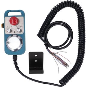 CNC Electronic Handwheel 100PPR Manual Pulse Generator with Emergency Stop Button High Efficiency 4 Axes Controller for LNC Googol Delta Syntec Fagor KND M350 DDCSV3.1 XC609 ABS in Kuwait