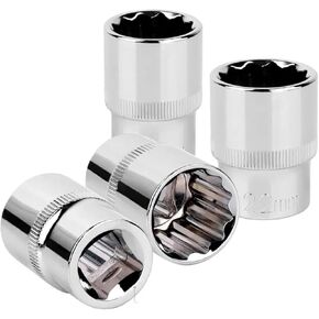 12 Point Short Socket Bit 1/2 Inch Drive 8-32mm Ratchet Wrench 12 Tooth Socket Set 1Pcs(23mm) in Saudi Arabia