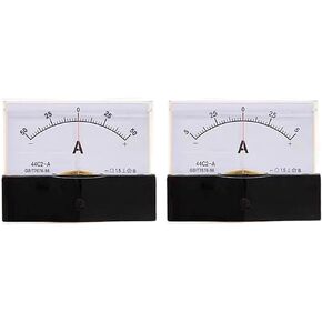 44C2 Pointer Type Bidirectional DC Ammeter 1A 2A 3A 5A Analog Current Positive and Negative Microamperes 1Pcs(200mA) in Kuwait