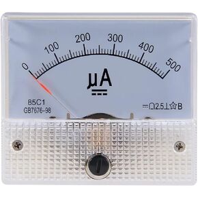 85C1 MANTY CARRENT METER DC 0-50UA 100UA 200UA AMMETER لاختبار الدائرة مقياس اختبار AMPERE 1PCS (0-100UA) in Saudi Arabia