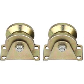 KIMISS 2PCS V Groove Sliding Gate Roller Wheel for Smooth in Industrial Sliding Doors and Gates in Saudi Arabia