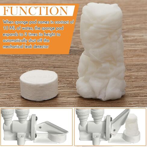 10 Pcs Replacement Pads for Automatic Leak Detectors in Under Sink Reverse Osmosis Water Filtration Systems 18 mm for Mechanical Leak Detectors in Saudi Arabia