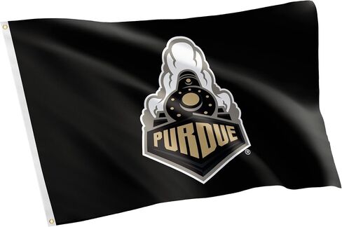 Desert Cactus Purdue University PU Flag - 3 × 5 أقدام لافتة Boilermakers ، نسيج متين داخلي/خارجي ، تصميم البوليستر 100 ٪ (النمط 2) in Saudi Arabia