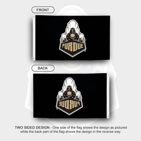 Desert Cactus Purdue University PU Flag - 3 × 5 أقدام لافتة Boilermakers ، نسيج متين داخلي/خارجي ، تصميم البوليستر 100 ٪ (النمط 2) in Saudi Arabia