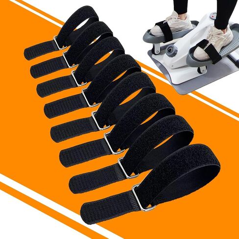 Ellipse Leg Exerciser Machine Pedal Straps, Adjustable Pedal Strap for Elliptical Exercise Machine, Under Desk Elliptical Reusable Straps Fitness Workout Equipment Home Office Sports Accessories in Saudi Arabia