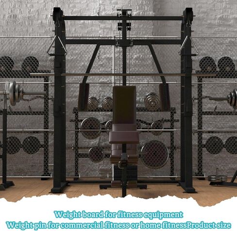 2 PCS وزن المكدس دبوس دبوس الشد 3/8 بوصة القطر 4.4 بوصة الاستبدال الشقوق مساحة قفل مساحة لآلات صالة الألعاب الرياضية المنزلية إكسسوارات قطع الغيار in Saudi Arabia