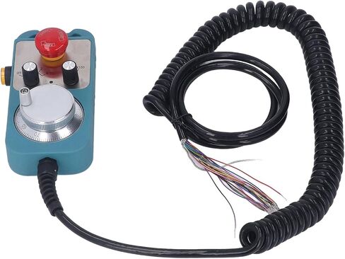 CNC Electronic Handseel 100ppr Generator Manual Pulse Generator مع زر توقف في حالات الطوارئ عالية الكفاءة 4 محاور وحدة تحكم LNC Googol Delta Syntec Fagor Knd M350 DDCSV3.1 XC609 ABS in Saudi Arabia