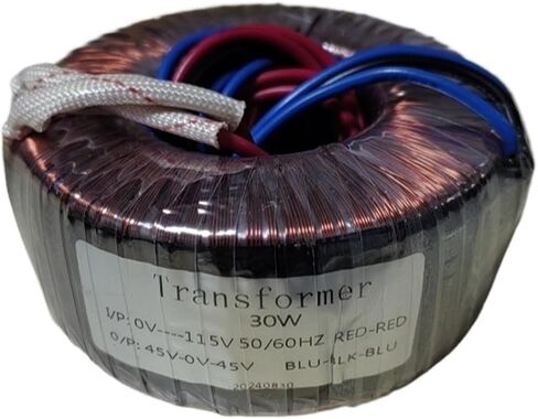 1pcs 70W 70VA Power Audio Transformer 100V 220V 230V to 6.3V 5V 9V 15V 17V 45V toroidal Transformer for Audio Amplifier(Input 230V,32V-0-32V) in Saudi Arabia