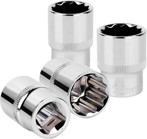 12 Point Short Socket Bit 1/2 Inch Drive 8-32mm Ratchet Wrench 12 Tooth Socket Set 1Pcs(23mm) in Saudi Arabia