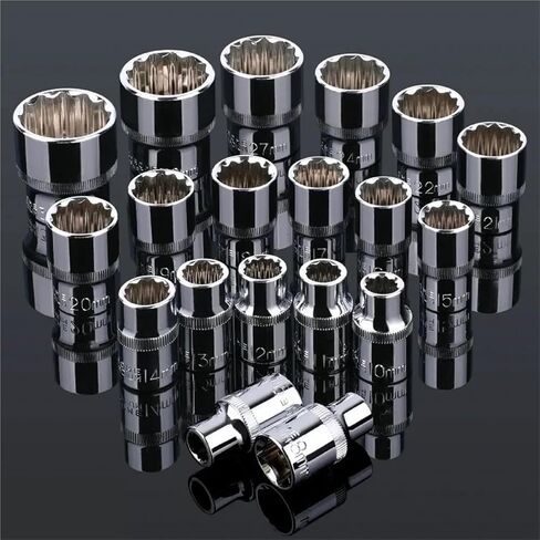 12 Point Short Socket Bit 1/2 Inch Drive 8-32mm Ratchet Wrench 12 Tooth Socket Set 1Pcs(23mm) in Saudi Arabia