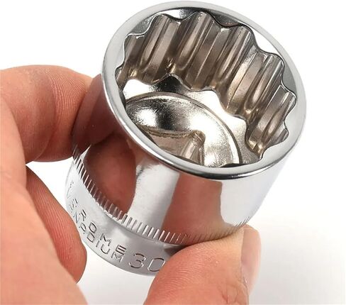 12 Point Short Socket Bit 1/2 Inch Drive 8-32mm Ratchet Wrench 12 Tooth Socket Set 1Pcs(23mm) in Saudi Arabia
