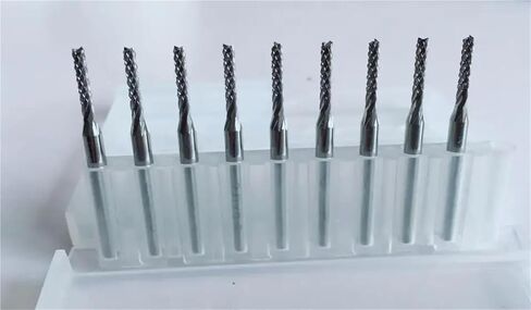 0.5/0.6/0.7/0.8/0.9/1.0 Mm PCB Corn Milling Cutter Alloy Tungsten Steel Circuit CNC 3.175mm 10Pcs(1.6mm) in Saudi Arabia