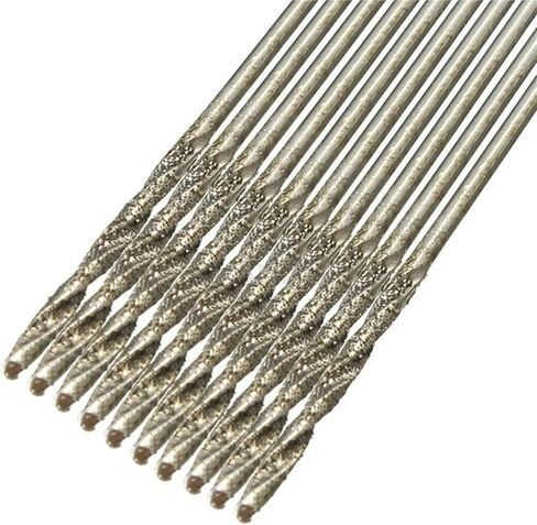 10pcs 0.8-3mm الماس الملمس المغطى بتريغ بتات مجموعة HSS Truced Bits Solid Drill 10pcs (1.2mm-10pcs) in Saudi Arabia