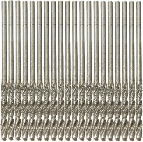 10pcs 0.8-3mm الماس الملمس المغطى بتريغ بتات مجموعة HSS Truced Bits Solid Drill 10pcs (1.2mm-10pcs) in Saudi Arabia