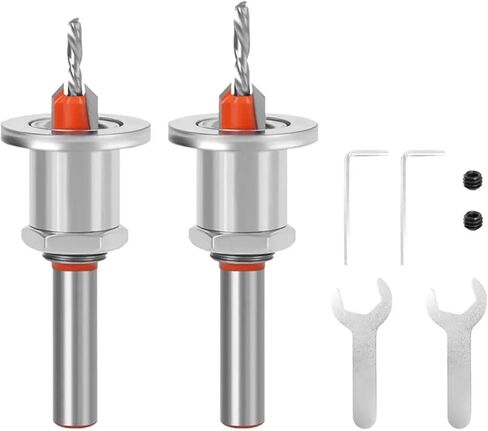 Adjustable Countersink Drill Bits 8mm Shank Drill Bit Set Screw 2.8mm 3mm 3.2mm 3.5mm 4mm 1Pcs(8x8x3.2) in Saudi Arabia