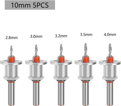 Adjustable Countersink Drill Bits 8mm Shank Drill Bit Set Screw 2.8mm 3mm 3.2mm 3.5mm 4mm 1Pcs(8x8x3.2) in Saudi Arabia