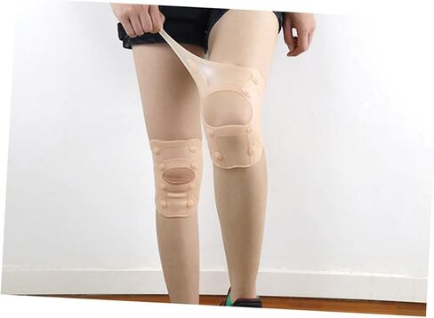1pc Magnet Knee Compression Sleeve Knee Protective Cushion for Outdoor Sports Breathable Ergonomic Design for Joint Support and Injury Prevention in Saudi Arabia