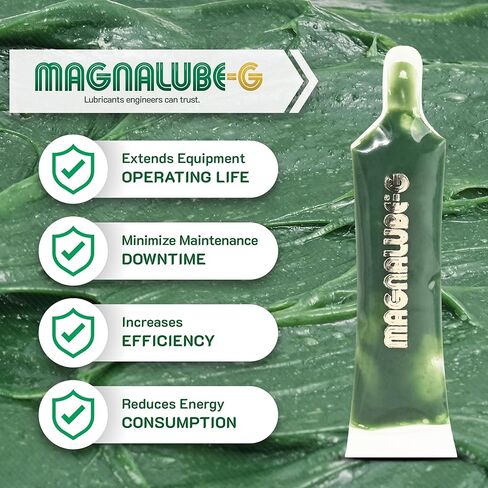 Magnalube-G General All Purpose Grease - Waterproof, Corrosion Resistant PTFE Lubricant for Bearings, Joints and Axles to Fishing Rods - 5cc Multi-Purpose Grease Pillow - 10 Pack in Kuwait