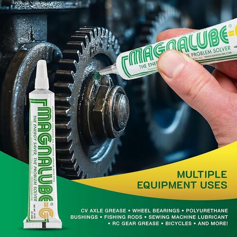 Magnalube-G General All Purpose Grease - Waterproof, Corrosion Resistant PTFE Lubricant for Bearings, Joints and Axles to Fishing Rods - 5cc Multi-Purpose Grease Pillow - 10 Pack in Kuwait