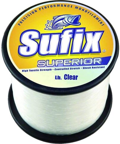Sufix Superior 1/4-Pound Spool Size Fishing Line (Yellow, 6-Pound) in Kuwait
