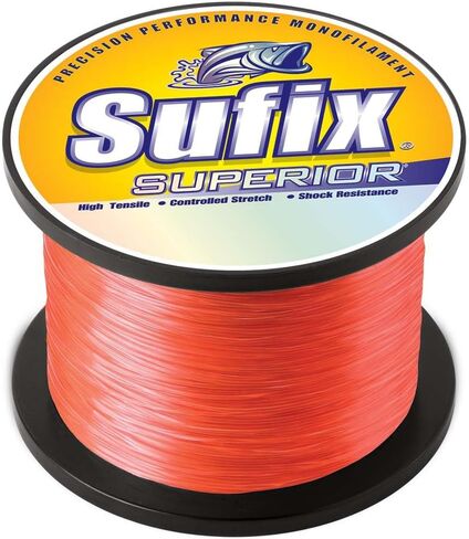 Sufix Superior 1/4-Pound Spool Size Fishing Line (Yellow, 6-Pound) in Kuwait