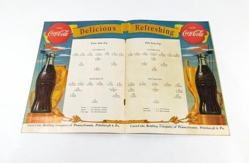 1952 Iowa at Pittsburgh College Football Program 9-27-52 - College Programs in Saudi Arabia