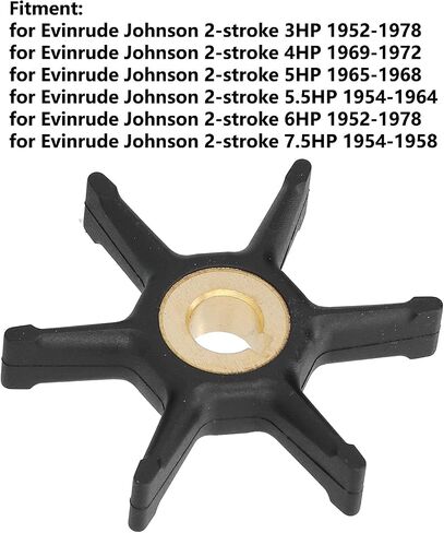 مضخة المياه evinrude 3hp الضوء التوأم ، المكره مضخة المياه 277181 لـ Evinrude 2-Stroke Outboard Motors 3HP 4HP 5HP 6HP 7.5HP in Saudi Arabia