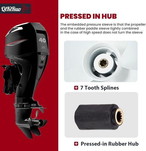 قارب المروحة 8 1/2x8 1/2-N لـ Yamaha 6hp 8hp 9.9hp F6 F8 F9 in Kuwait