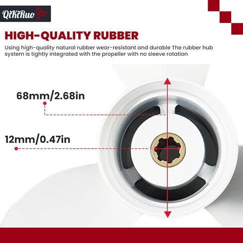 قارب المروحة 8 1/2x8 1/2-N لـ Yamaha 6hp 8hp 9.9hp F6 F8 F9 in Kuwait