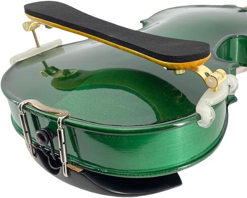 Flame Maple Violin Shoulder Rest for 3/4 4/4 violin Ergonomic Design with Padded Cushion, Non-Slip Feet Violin Accessory for Comfort & Stability Adjustable height Durable for adult in Kuwait