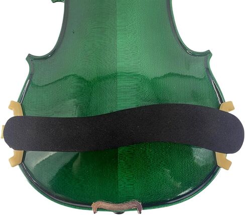 Flame Maple Violin Shoulder Rest for 3/4 4/4 violin Ergonomic Design with Padded Cushion, Non-Slip Feet Violin Accessory for Comfort & Stability Adjustable height Durable for adult in Kuwait