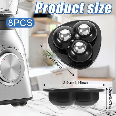 8Pcs Self Adhesive Caster Wheels 360° Swivel Mini Rollers 1.47 Inches Small Appliance Wheels for Storage Box, Small Appliance Storage Bins in Saudi Arabia
