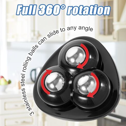 8Pcs Self Adhesive Caster Wheels 360° Swivel Mini Rollers 1.47 Inches Small Appliance Wheels for Storage Box, Small Appliance Storage Bins in Saudi Arabia