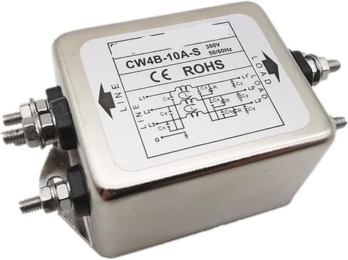 Three-Phase Three-Wire Power Filter CW4B-10A-S 10A AC 380V Anti-Interference(CW4B-20A-S) in Saudi Arabia