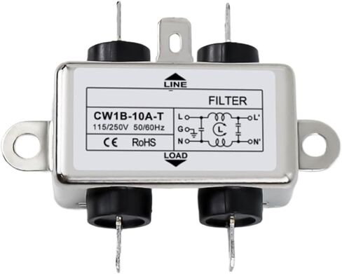 مرشح الطاقة CW1B-10A-T (05) 3A6A10A Solder Lug Type 220VAC مرحلة واحدة AC in Saudi Arabia
