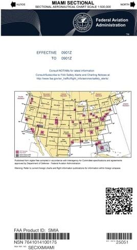 FAA Miami Sectional Chart (SMIA) - Always Current Aeronautical Map - Select Chart Cycle in Saudi Arabia