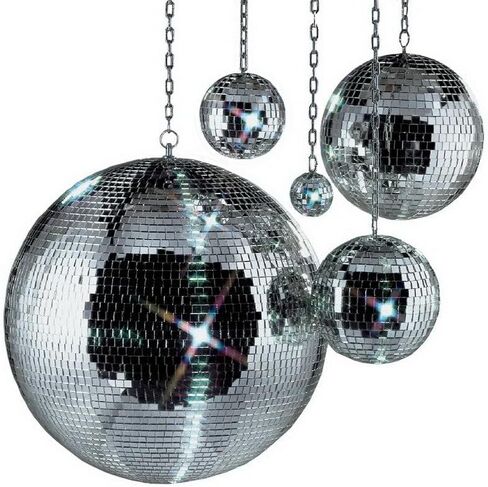 12" Disco Ball Decor Hanging Mirror Ball for Big Party Decorations Wedding Home in Saudi Arabia